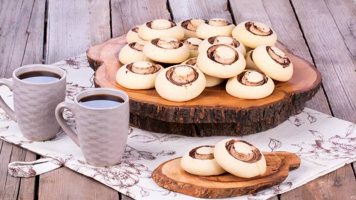 Gün tabaklarının vazgeçilmezi olacak! Mantar kurabiyeyi bir de bu tarifle deneyin