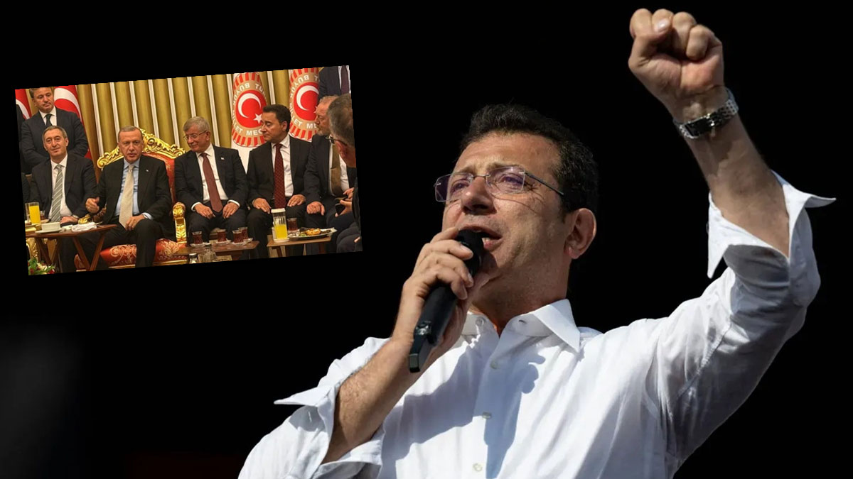 İmamoğlu'ndan TBMM resepsiyonundaki fotoğrafa ilişkin açıklama: İktidarın çaresizliğinin karesidir