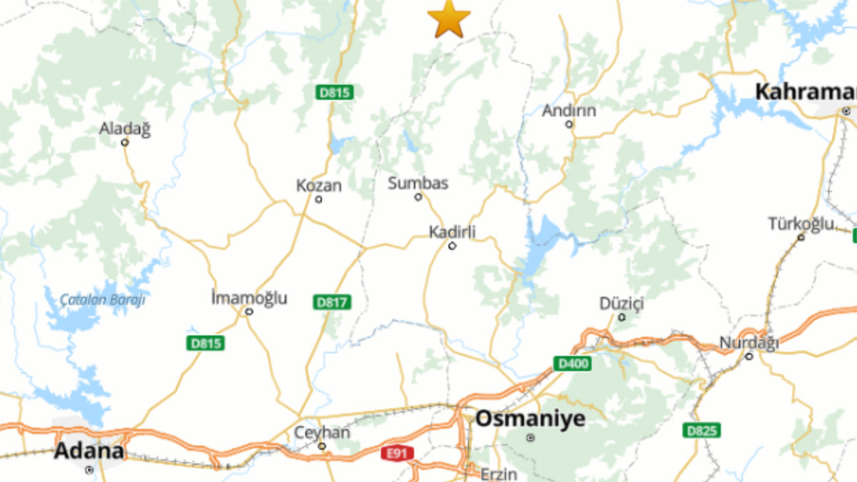 Osmaniye'de korkutan deprem | Son depremler