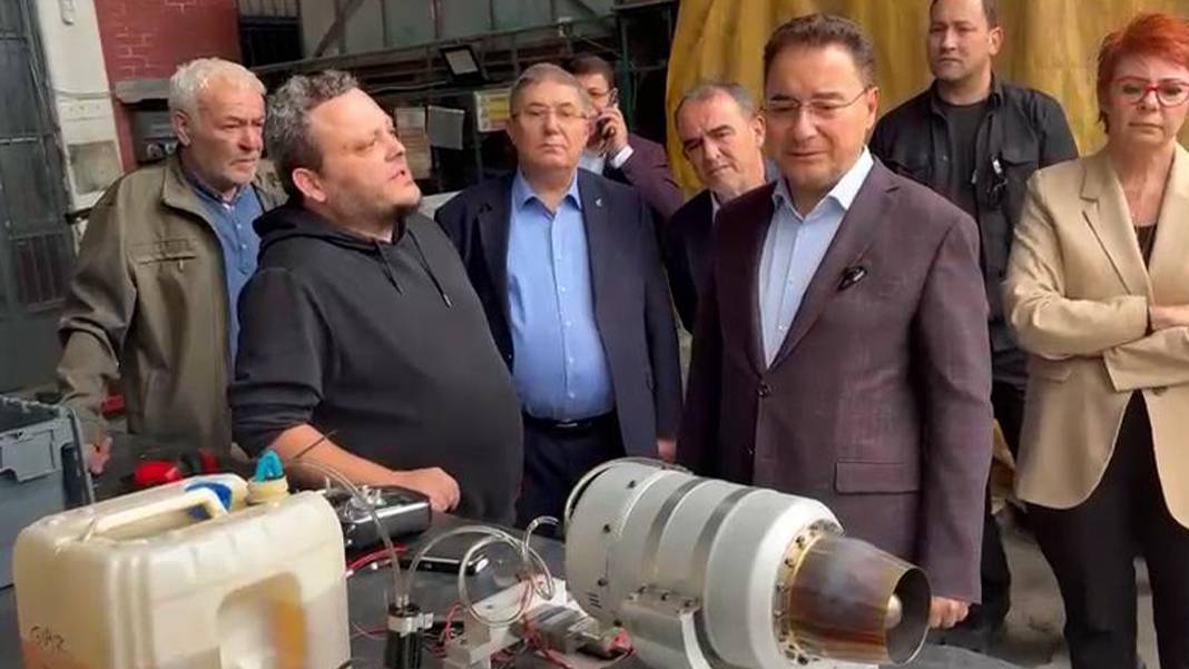 Yerli üretime Babacan'dan ziyaret: Jet motoru yapan atölyeyi görünce 'Gurur duydum' dedi
