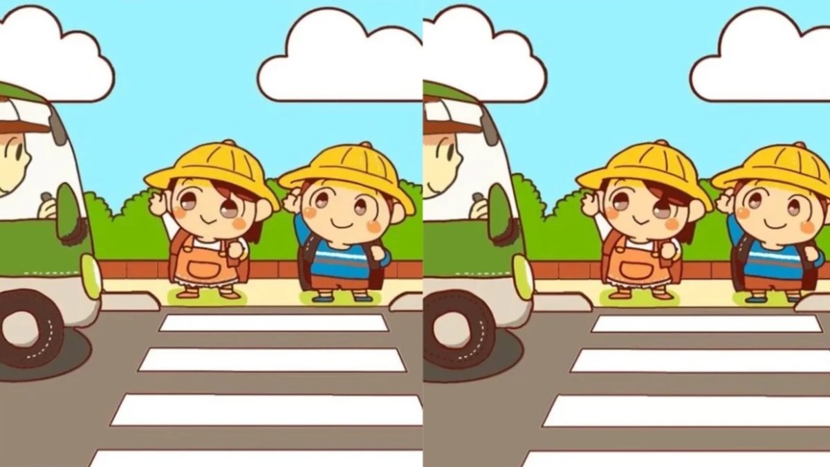 Öğrencilerin sabah yolundaki farkı keşfedin! 14 saniyede 3 farkı bulabilir misiniz? Hazırsanız başlıyoruz…