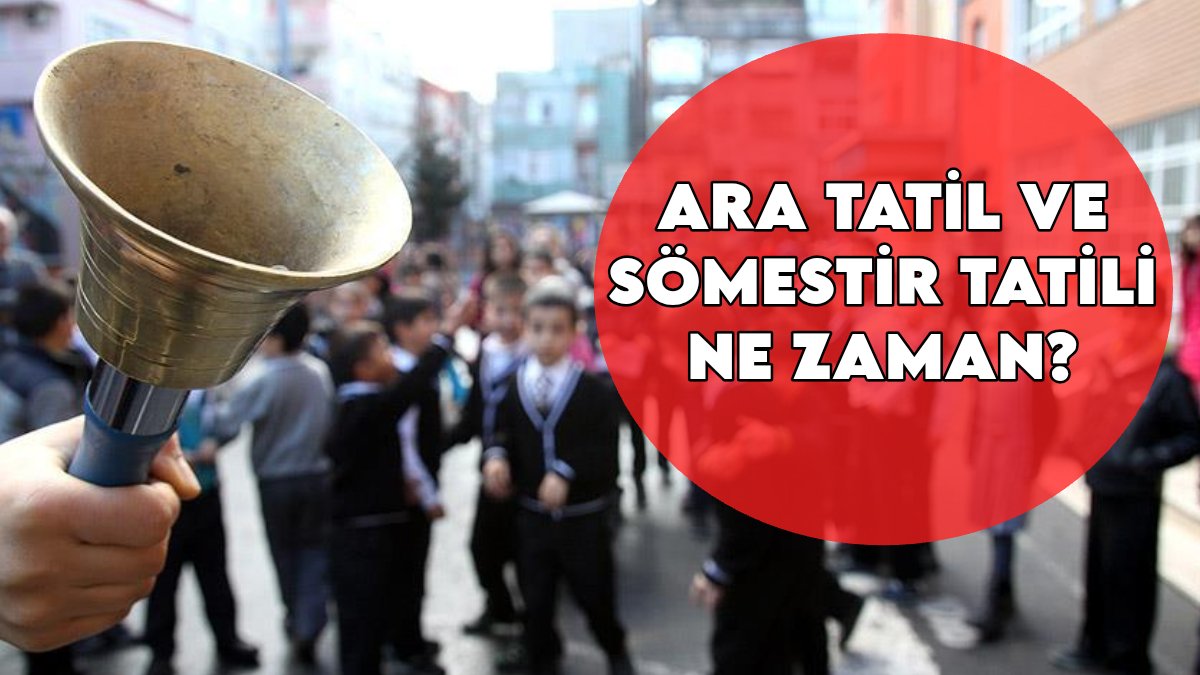 Milyonlarca öğrenci geri sayıma başladı: Okullarda ilk mola ne zaman? İşte MEB'in açıkladığı o tarihler