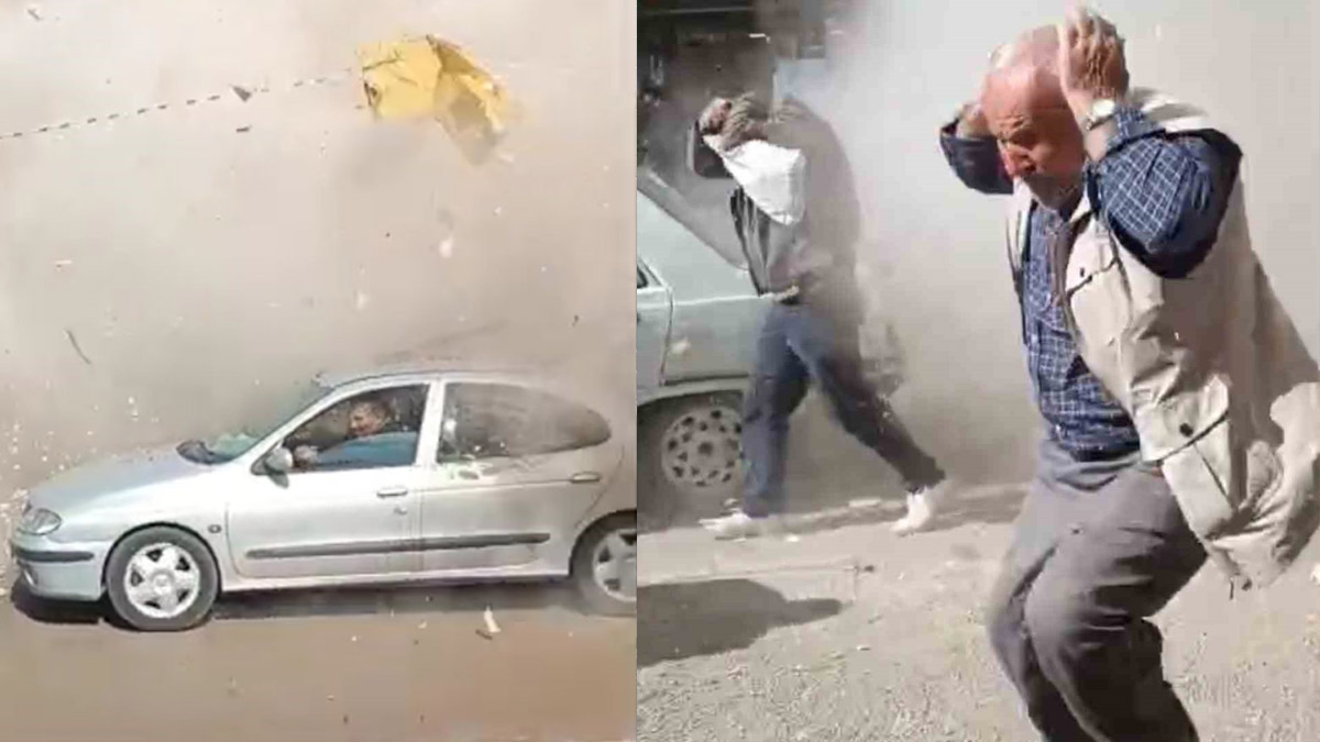 Kahramanmaraş'ta akıllara durgunluk veren kontrollü yıkım! Ortalık savaş alanına döndü