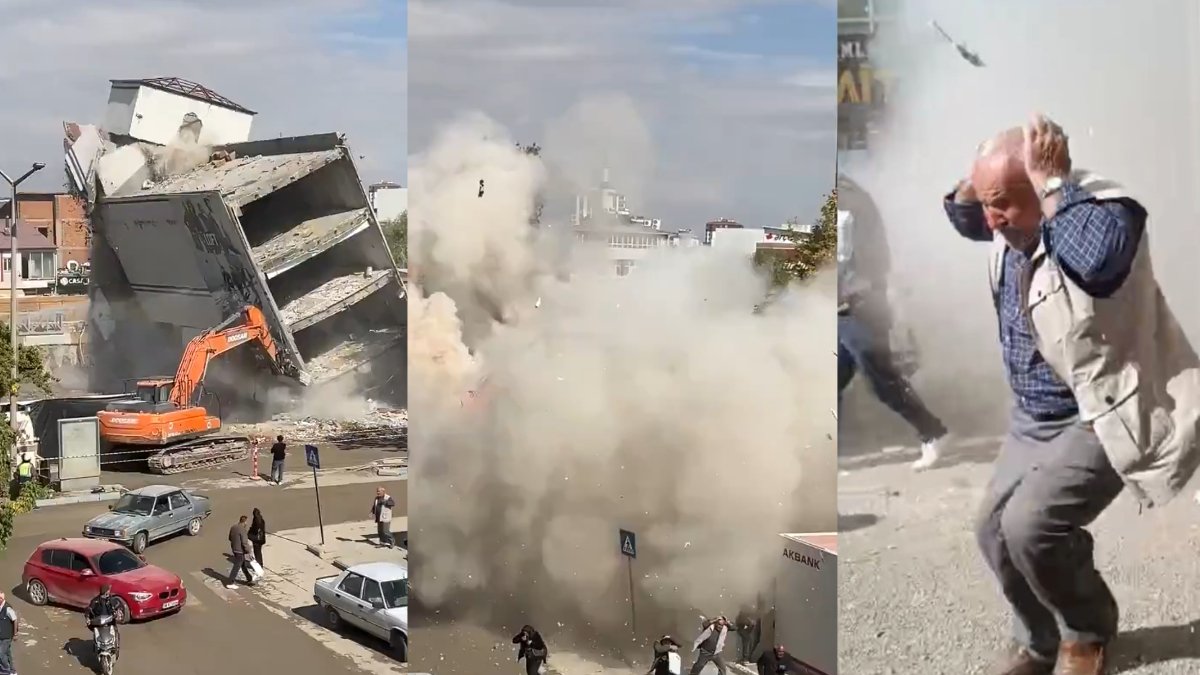 Kahramanmaraş'taki yıkım dehşeti yeni kamerada daha net! Bina bir anda yıkıldı, bölgeyi toz bulutu yuttu!