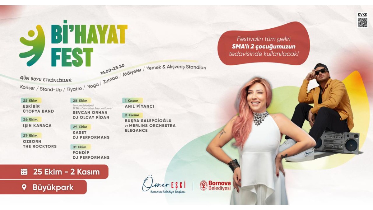 Bi’Hayat Fest Bornova’da başlıyor