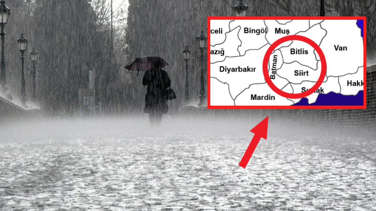 Meteoroloji'den Siirt ve Batman için uyarı! Hem kuvvetli rüzgar hem de yağış etkili olacak