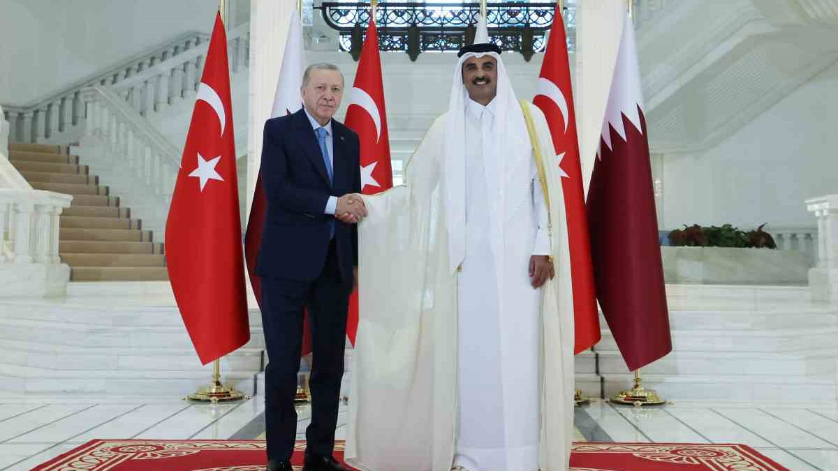 Cumhurbaşkanı Erdoğan, Katar Emiri Al Sani ile görüştü