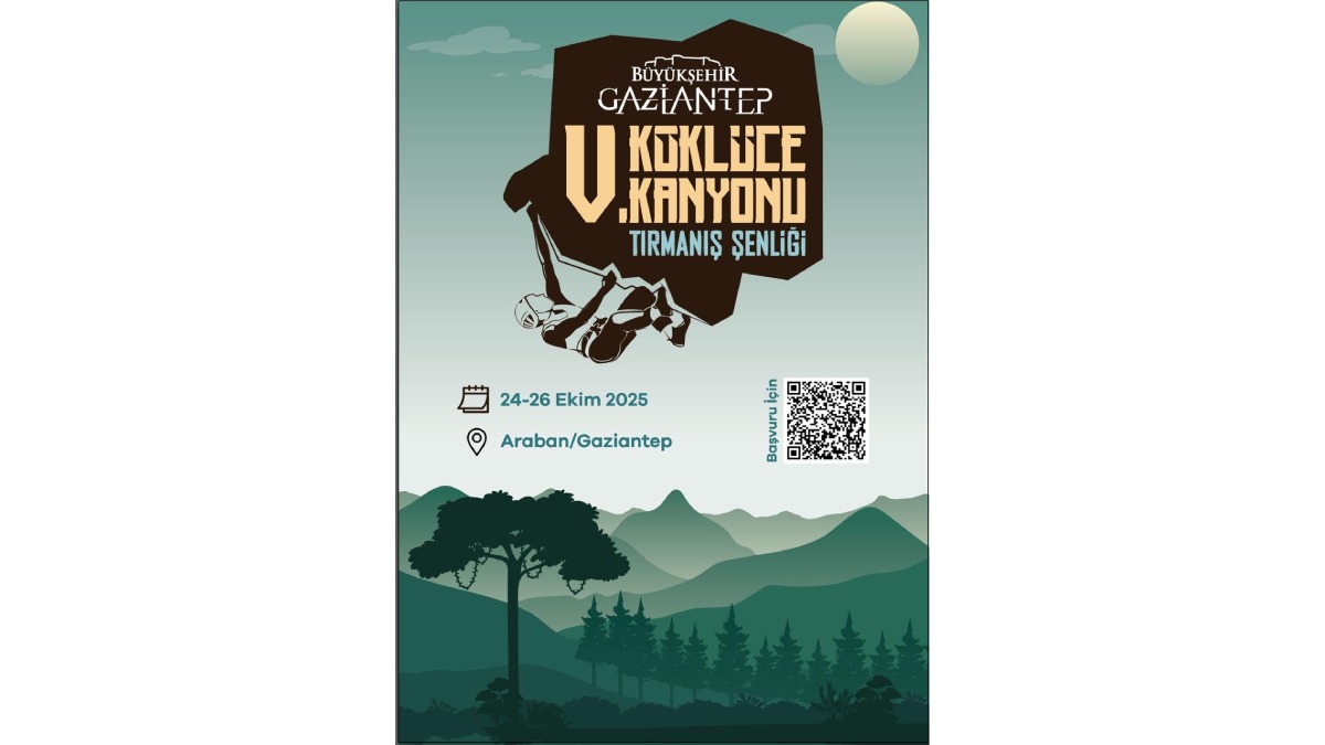 Gaziantep Büyükşehir 5’inci Köklüce Kanyonu Tırmanış Şenliği başlıyor