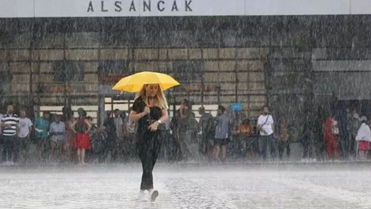 İzmir için kuvvetli sağanak uyarısı