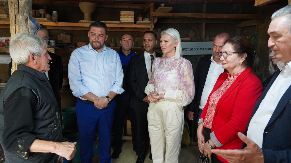 Bulgaristan heyetinden Kınık köyü ve yangın bölgesi ziyaretleri yapıldı