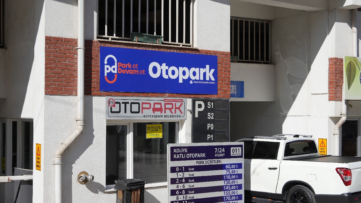 Park Et Devam Et uygulaması Adliye Otoparkı'nda hizmette