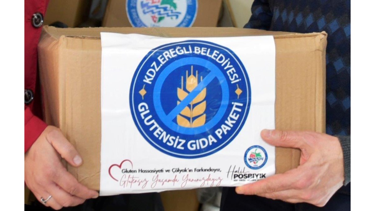 Çölyak hastalarına destek: Kdz. Ereğli Belediyesi, glütensiz gıda yardımında bulunuyor
