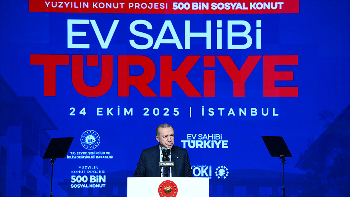 Erdoğan 500 bin sosyal konut projesini duyurdu: 6 bin 750 lira taksitle 240 ayda ödenecek
