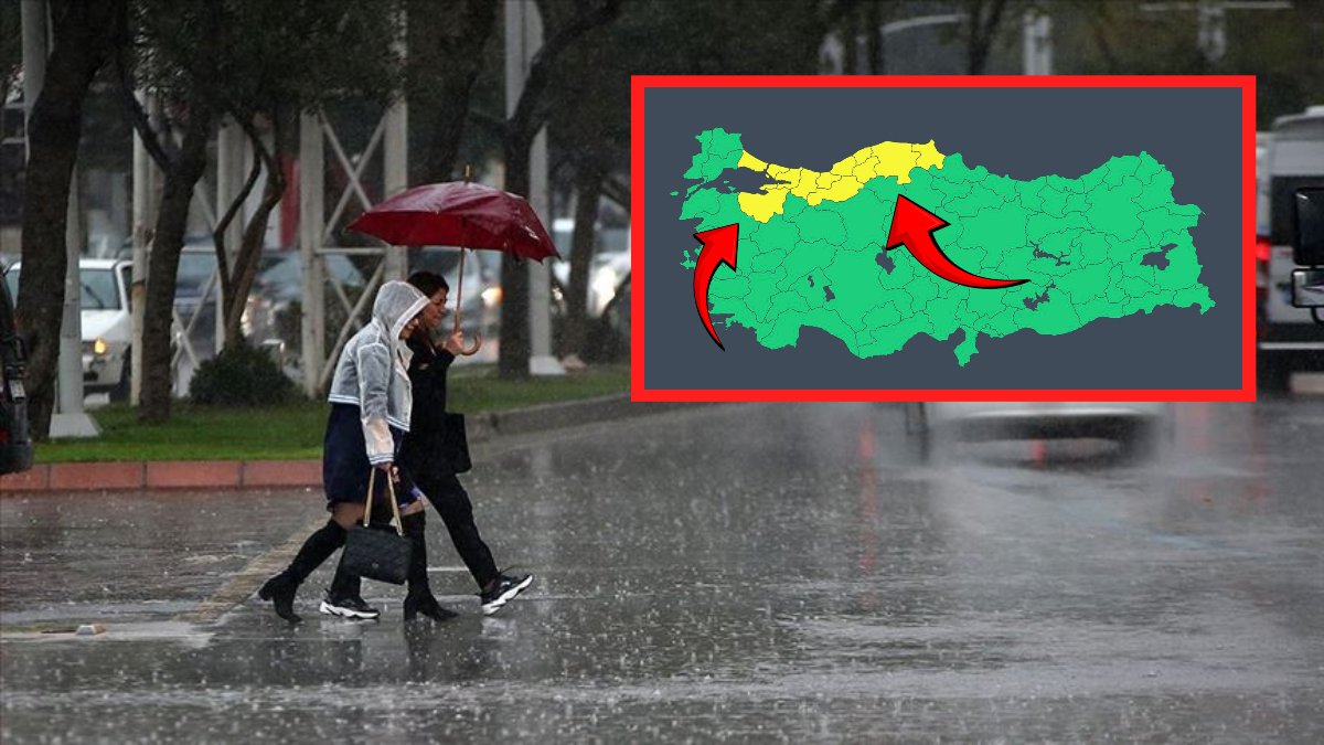 Meteoroloji'den Marmara ve Batı Karadeniz'e sarı kodlu uyarı! 11 il için alarm verildi