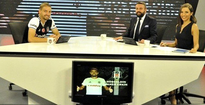 Caner Erkin BJK TV'de spikerin isteğini geri çevirdi