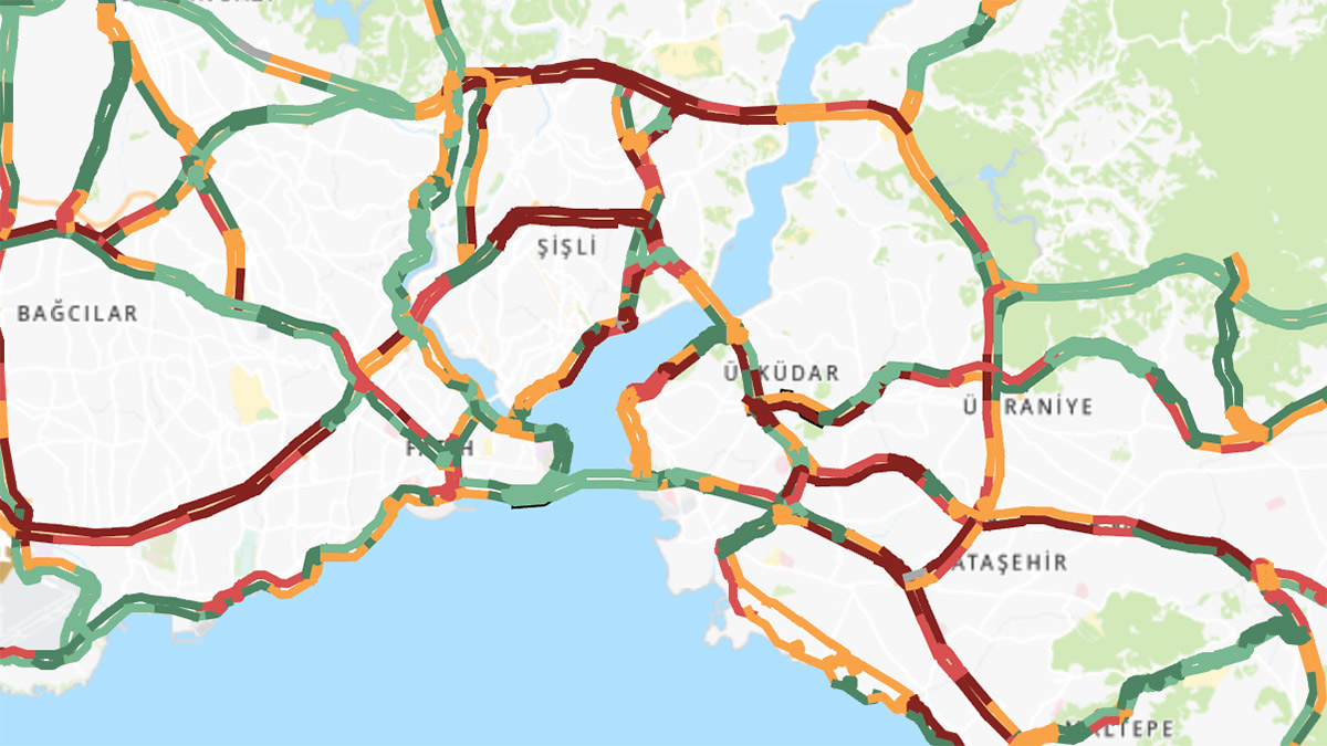 İstanbul'da yağmur trafiği! Yoğunluk yüzde 85'e çıktı