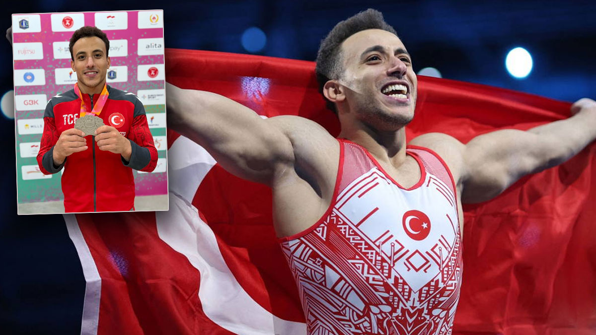 Milli cimnastikçi Adem Asil dünya ikincisi!