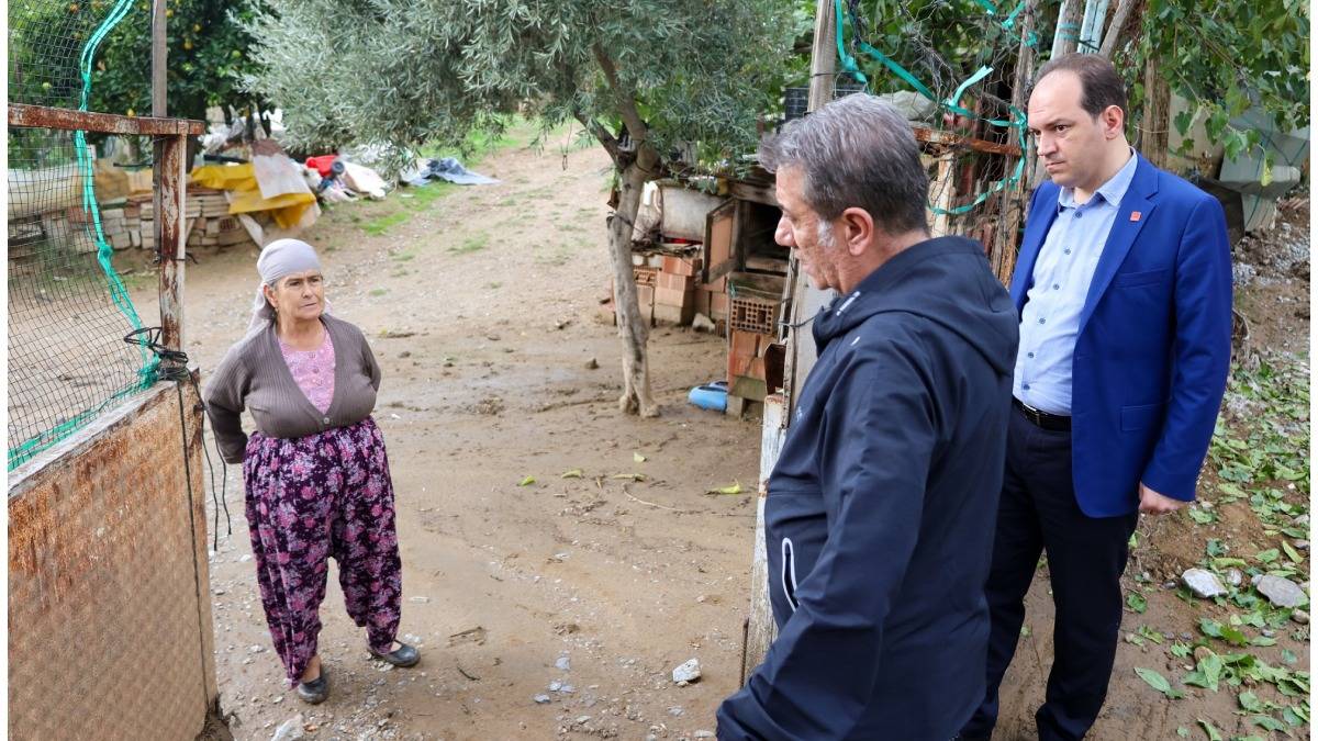 Başkan Yetişkin felaket bölgesinde incelemelerde bulundu