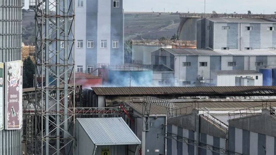 Edirne'de yağ fabrikasında patlama