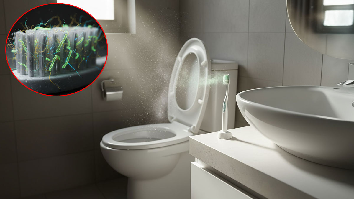 Klozet sifonu, diş fırçanıza dışkı bakterisi taşıyor!