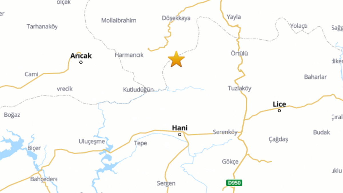 Diyarbakır'da korkutan deprem | Son depremler