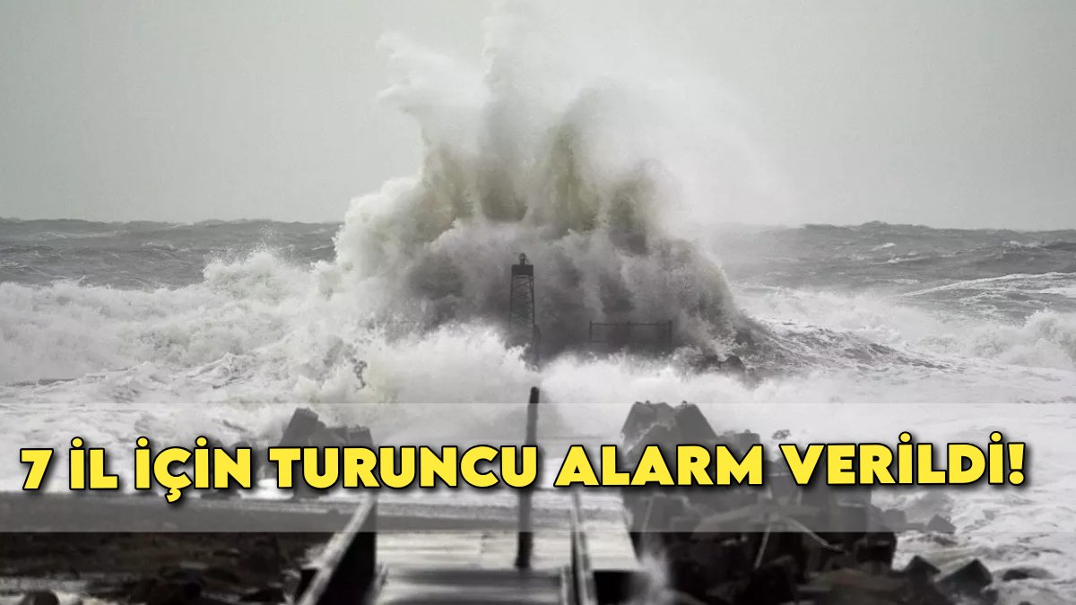 İzmir, Manisa, Bursa, Çanakkale, Tekirdağ, Edirne ve Balıkesir için alarm verildi! Meteorolojiden fırtına uyarısı