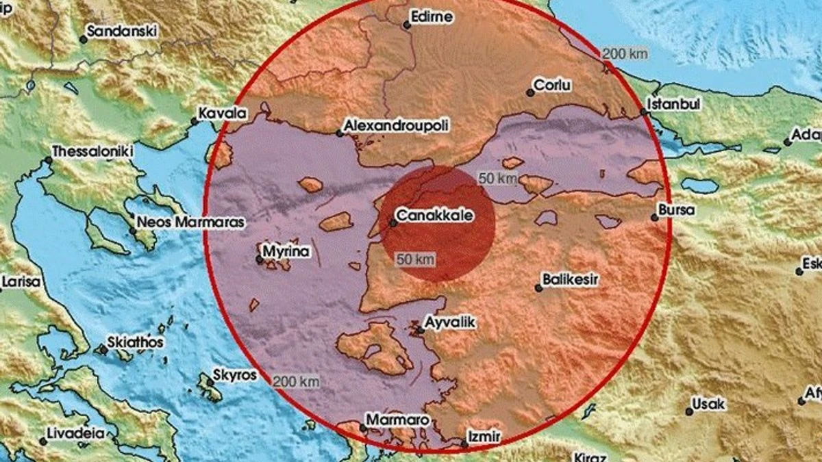 Çanakkale beşik gibi sallanıyor