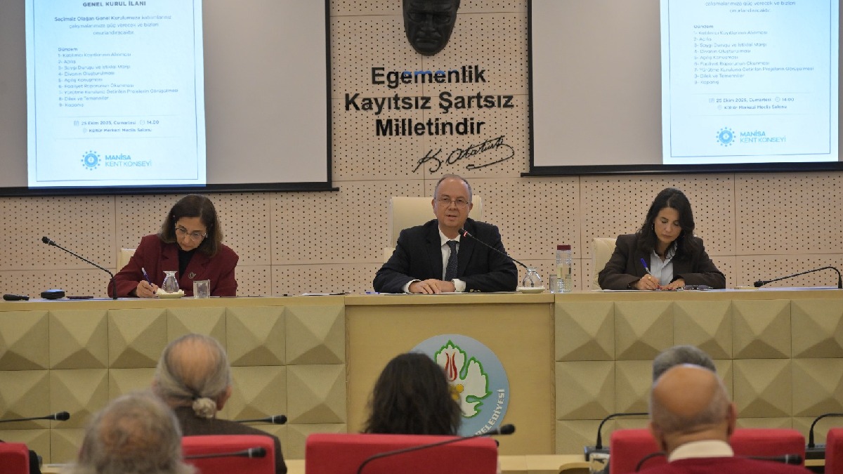Manisa Kent Konseyi seçimsiz Genel Kurulu yapıldı