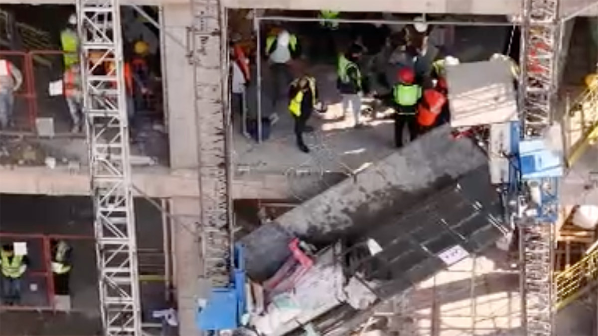 Bahçelievler'de şantiyede yük asansörü halatı koptu: 2 işçi yaralandı