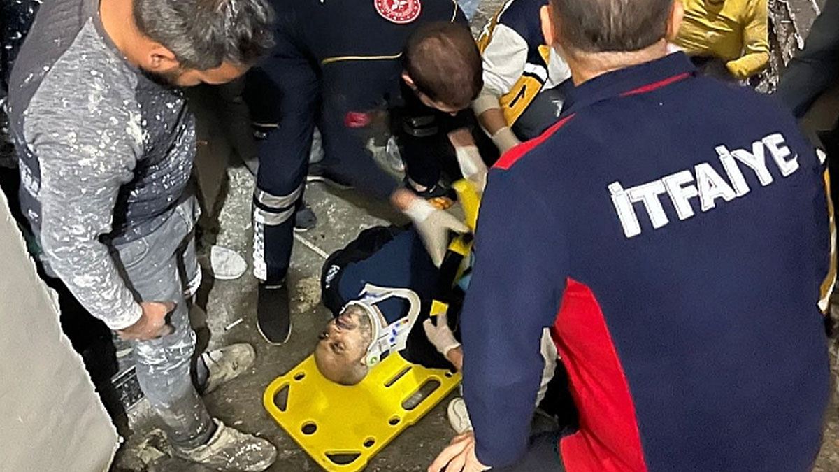 Iğdır'da korku dolu anlar: İnşaat iskelesi çöktü, bir işçi hayatını kaybetti