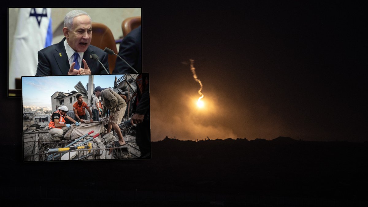 İsrail'in dün akşam başlattığı saldırılarda 104 kişi ölü