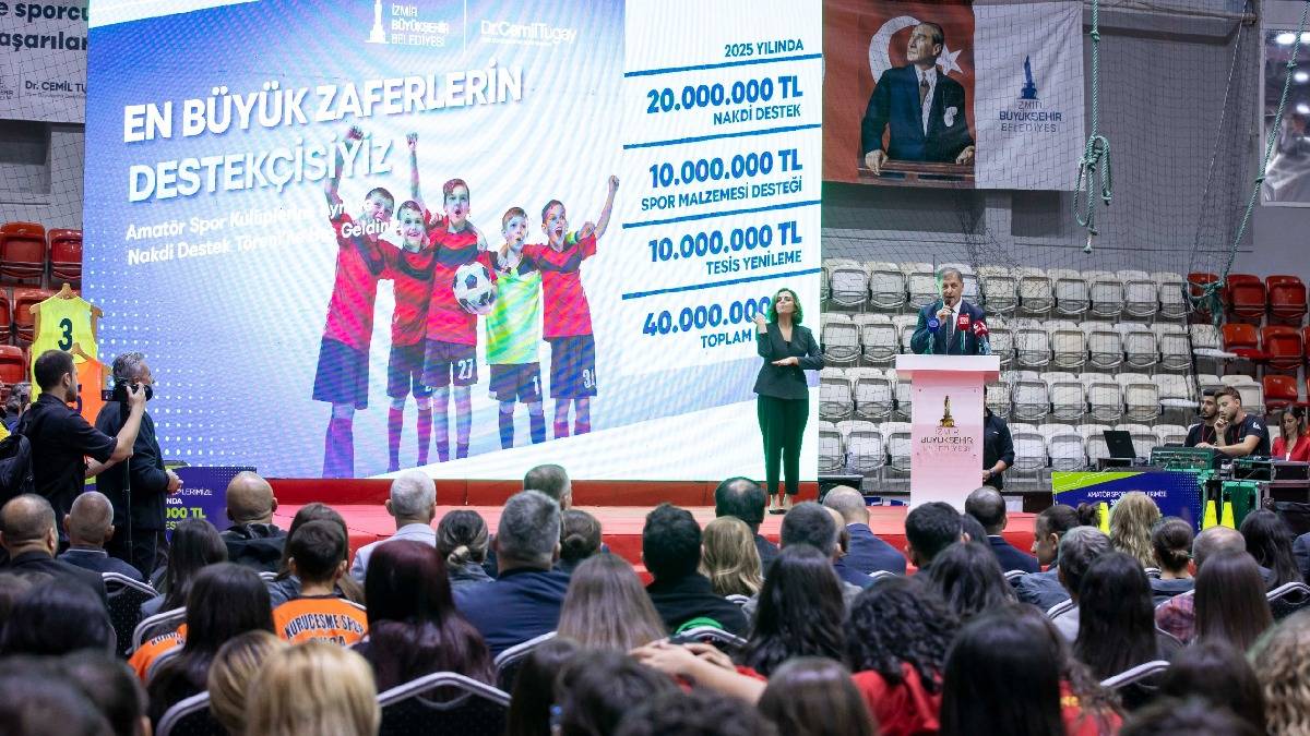 İzmir Büyükşehir Belediye Başkanı Tugay’dan İzmirli sporculara mesaj: “Destek bizden şampiyonluklar sizden”