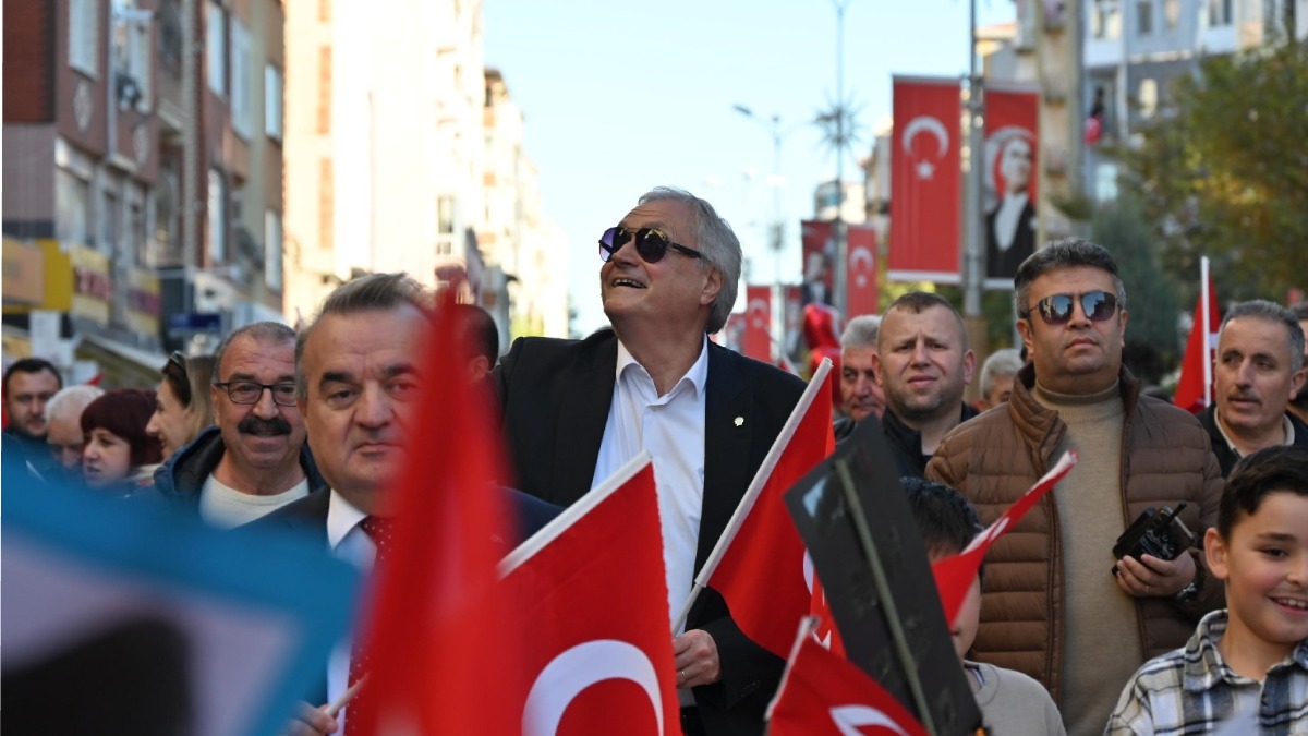 Bozüyük’te Cumhuriyet’in 102. yılında  “Cumhuriyet Yürüyüşü” yapıldı