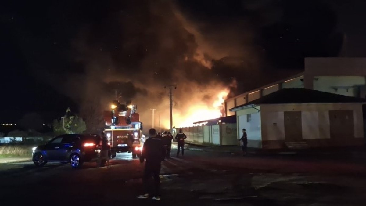 Samsun'da geri dönüşüm fabrikasında yangın: Bafra Organize Sanayi Bölgesi'ne çok sayıda ekip sevk edildi