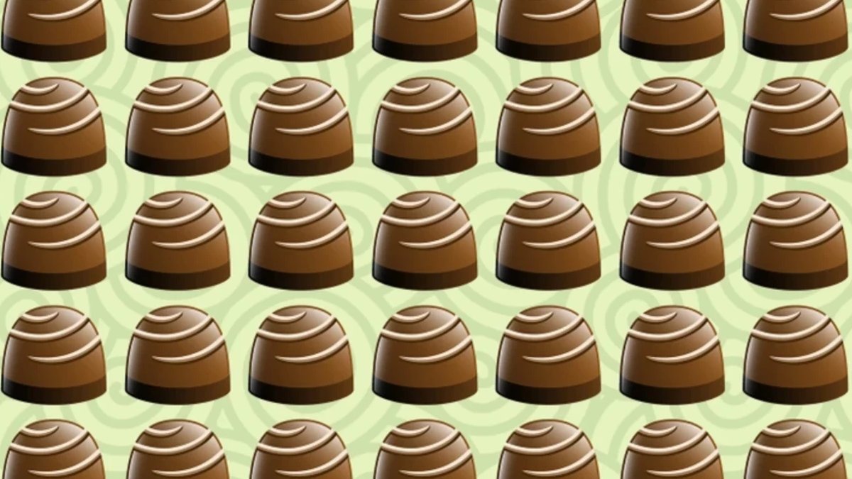 Yalnızlar dâhiler fark ediyor! Resimdeki farklı çikolatayı 6 saniyede bulan 130 IQ çıkıyor