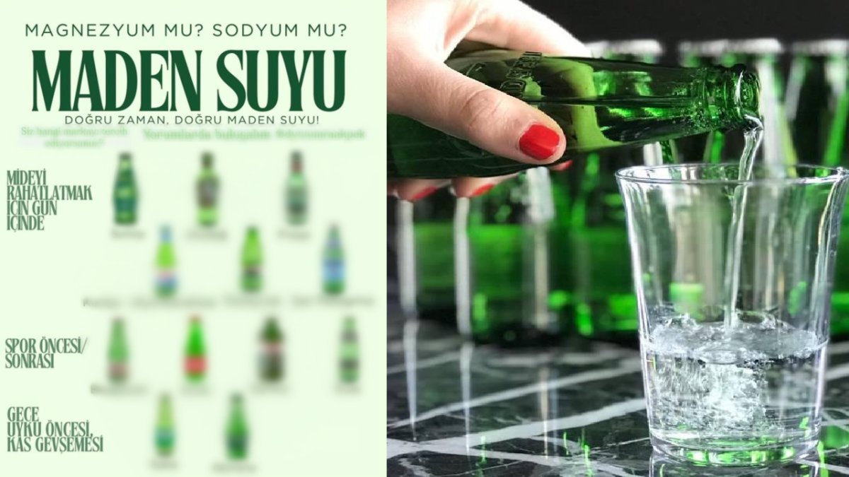 Hangi marka maden suyu ne zaman içilir? Sodyum mu, magnezyum mu?