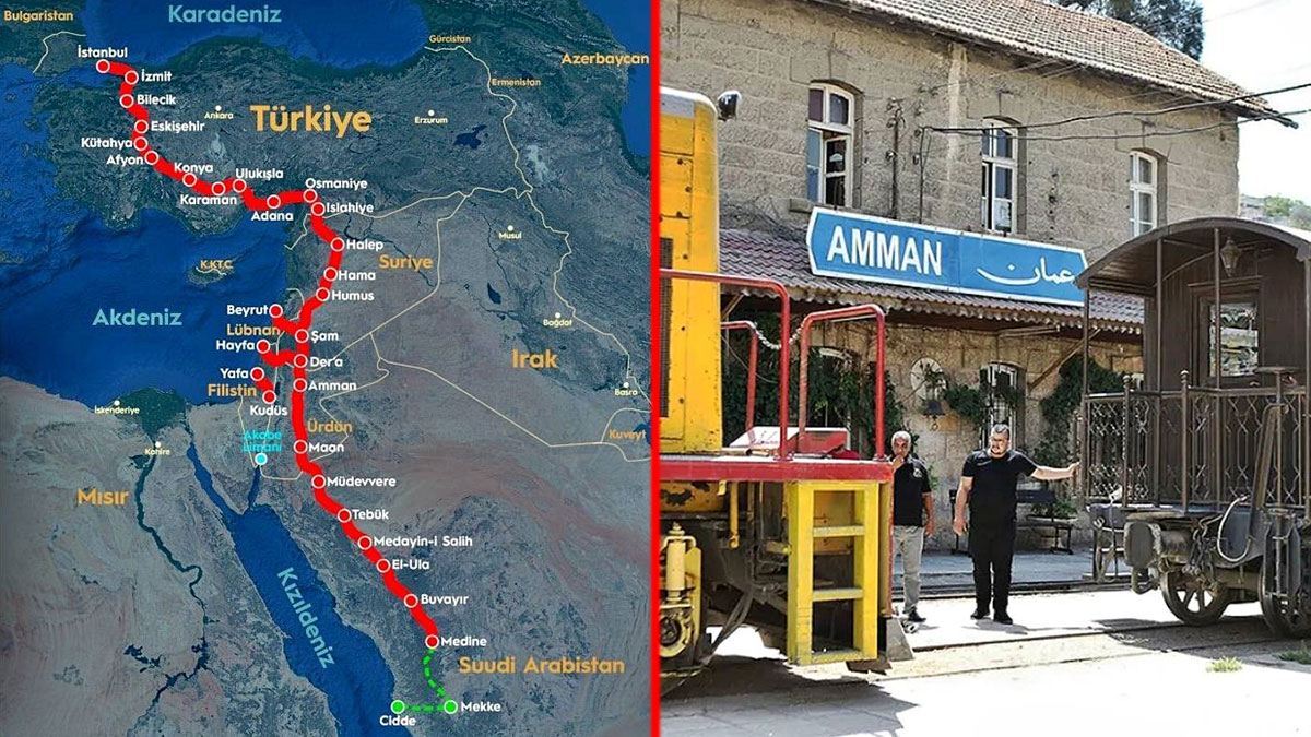 Sultan Abdülhamid'in projesi geri dönüyor! Türkiye, Hicaz demiryolu hattını yeniden inşa ediyor