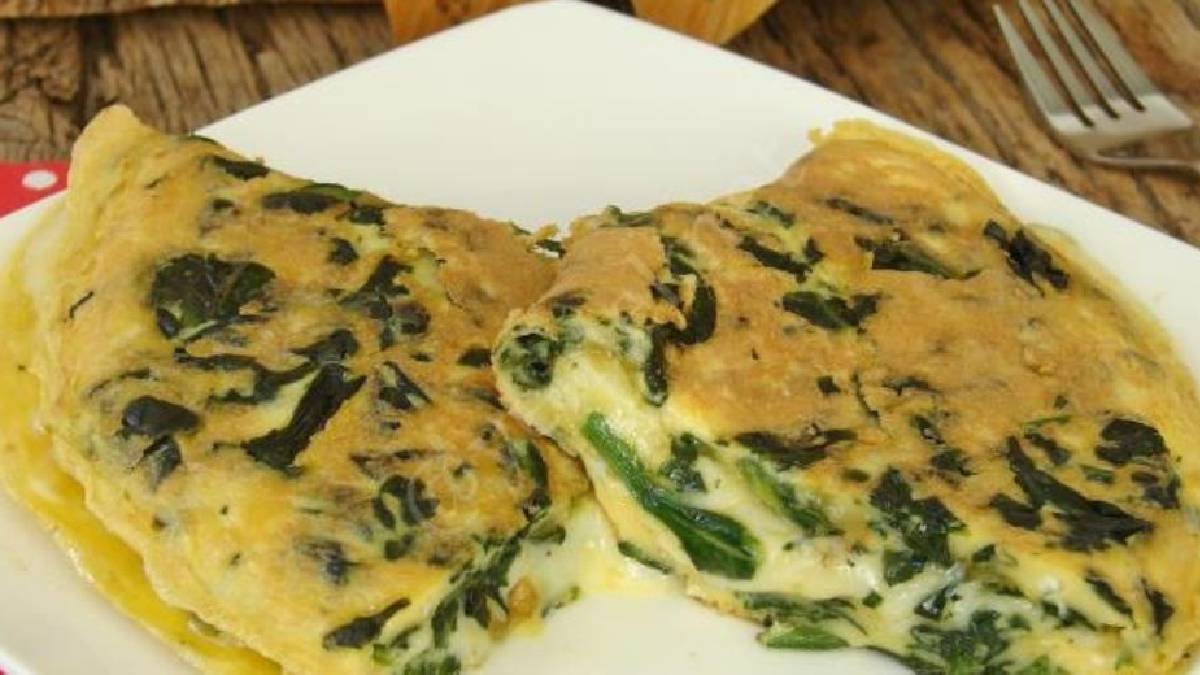 Peynirli ıspanaklı omlet nasıl yapılır? Kahvaltıya lezzetli ve sağlıklı bir alternatif