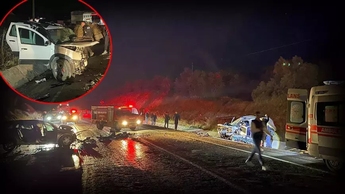 Uşak Eşme-Kula Kara yolunda can pazarı: Cip-otomobil çarpışmasında 2 ölü 3 yaralı