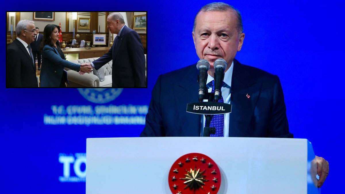 Cumhurbaşkanı Erdoğan: DEM Parti'yle umut verici bir görüşme gerçekleştirdik