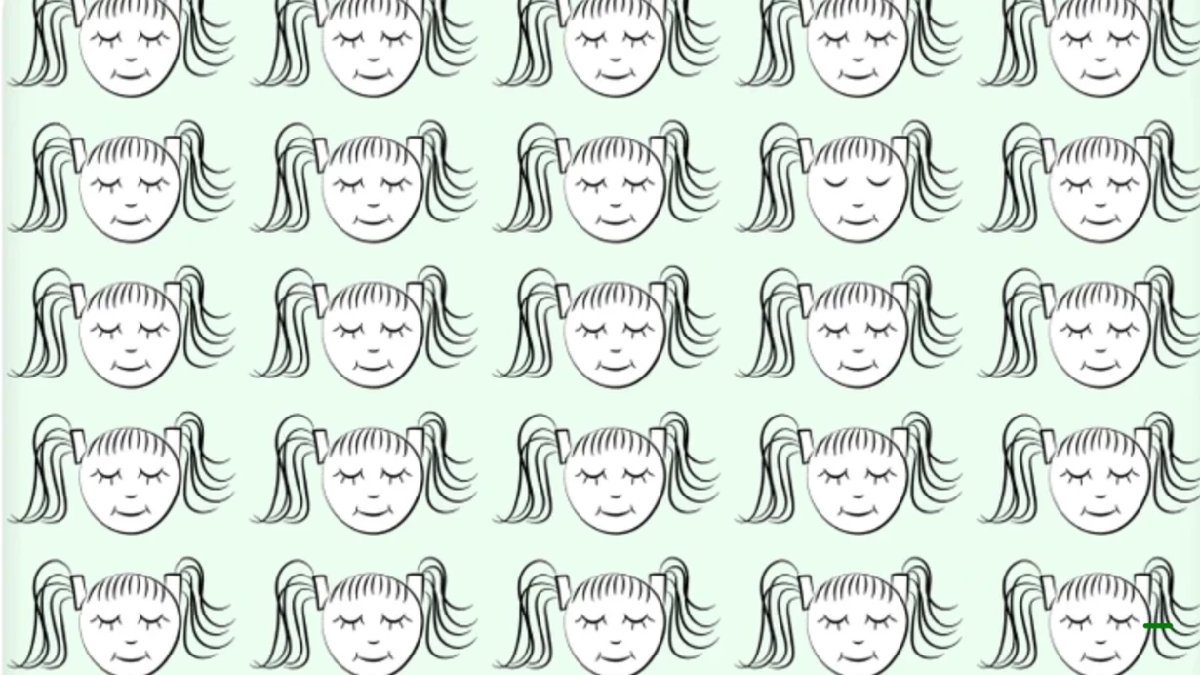 En zekiler bile farkı görmekte zorlanıyor! 6 saniyede farklı kızı bulun