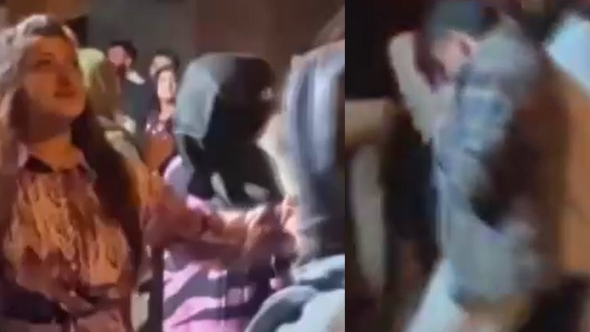 Düğün eğlencesi paniğe dönüştü! Havai fişek kalabalığın arasında patladı: Saniye saniye kameralara yansıdı