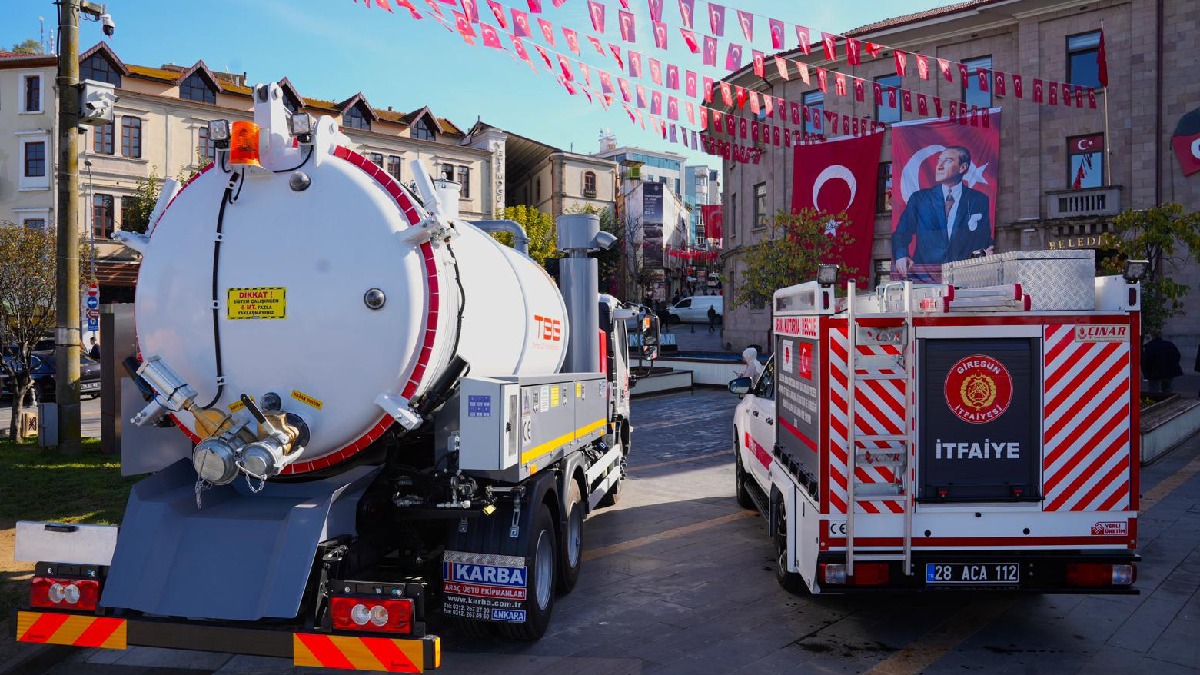 Türkiye Belediyeler Birliği ve Japonya Başkonsolosluğundan Giresun Belediyesine araç desteği