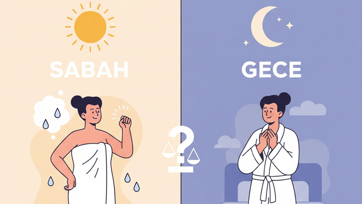 Gece duşu alıp sabah hafiften kokuyor olabilirsiniz!