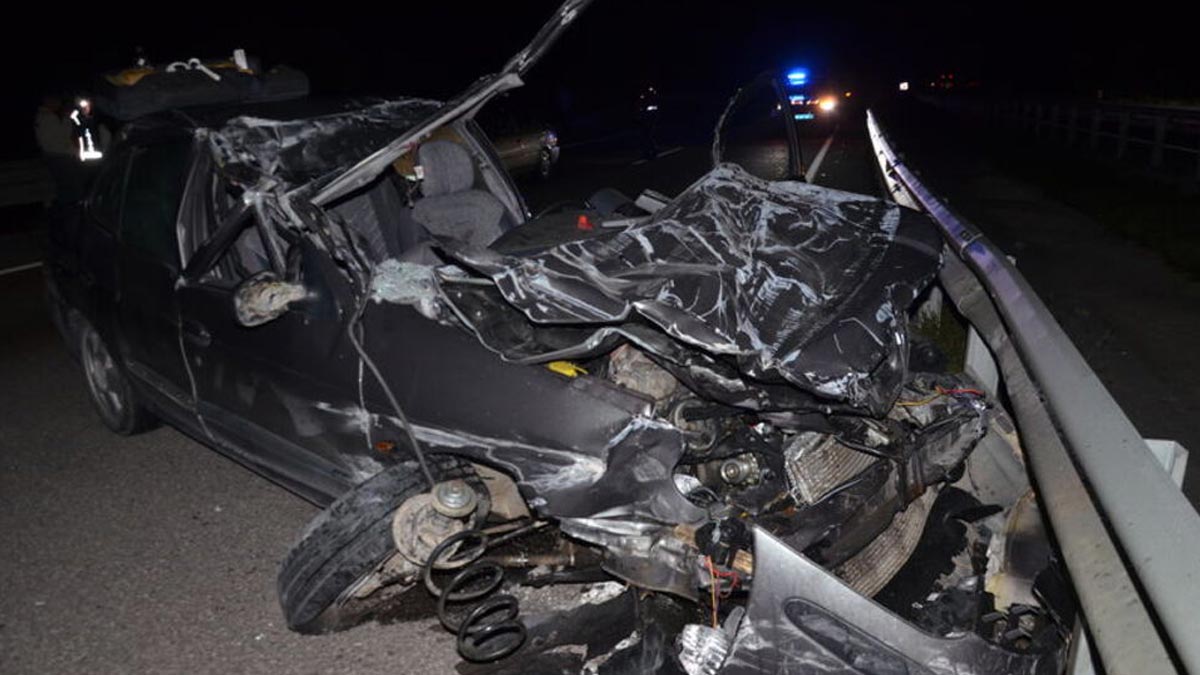 Kütahya'da trafik kazası: Sürücü hayatını kaybetti