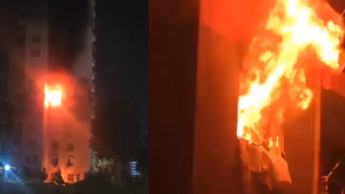 Antalya'da korku dolu anlar! Yüksek katlı binada patlamalı yangın çıktı