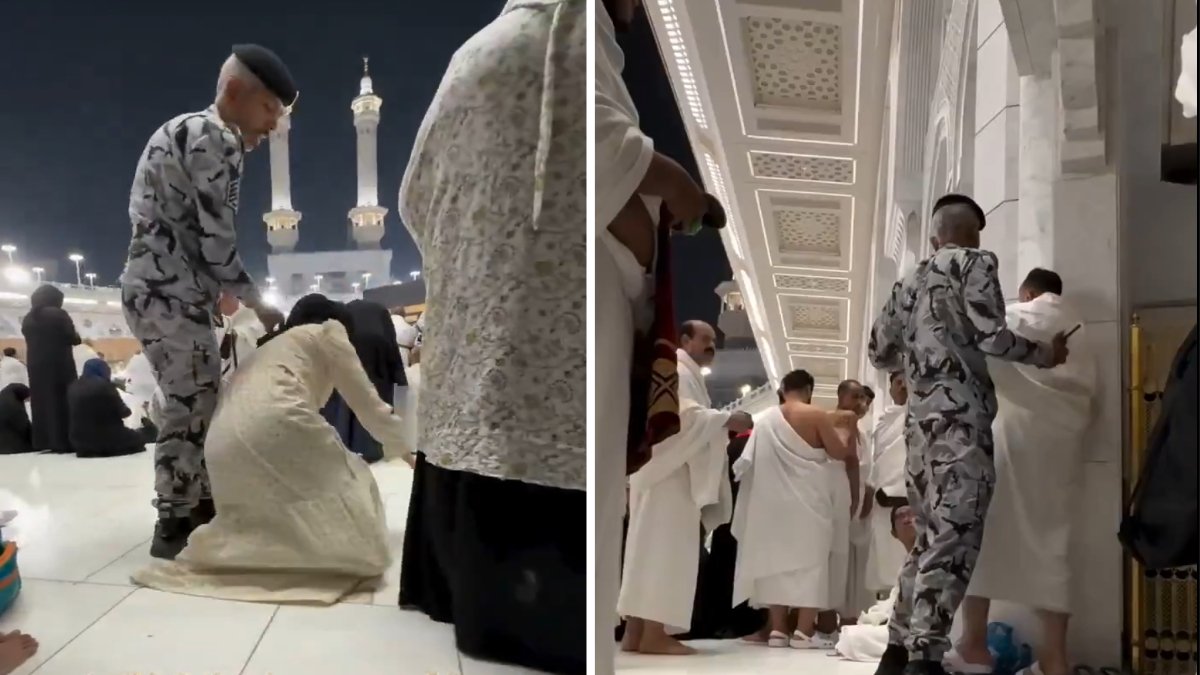Kutsal topraklarda tepki çeken görüntüler! Umrecilere yönelik müdahale sosyal medyayı ayağa kaldırdı: O anlar kamerada