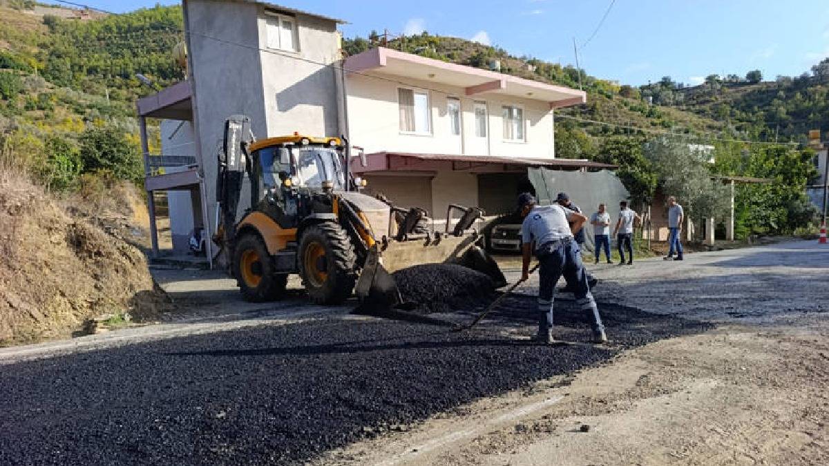 Alanya’nın kırsal yolları kışa hazırlanıyor