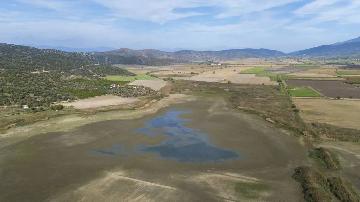 Kuraklık alarm veriyor! Belevi Gölü’nde sular çekildi, balıklar telef oldu…