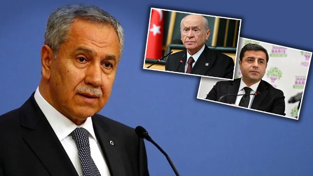 Arınç’tan Demirtaş için kendisine 'hain' diyen Bahçeli’ye gönderme: Bugün geldiğiniz nokta, beş yıl önce benim durduğum nokta